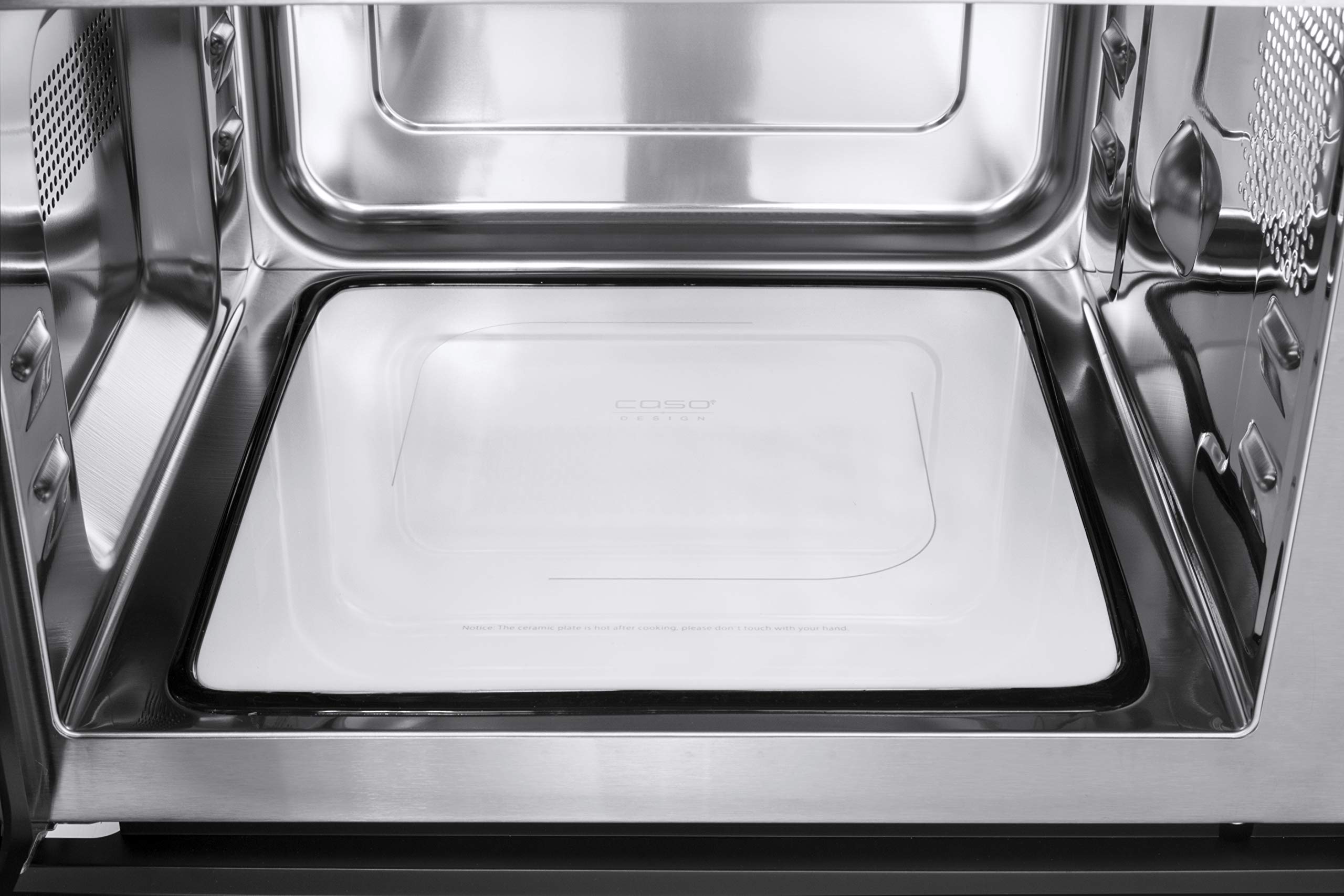 Caso MIG25 Ceramic Mikrowelle mit Grill 25 L 900 Watt