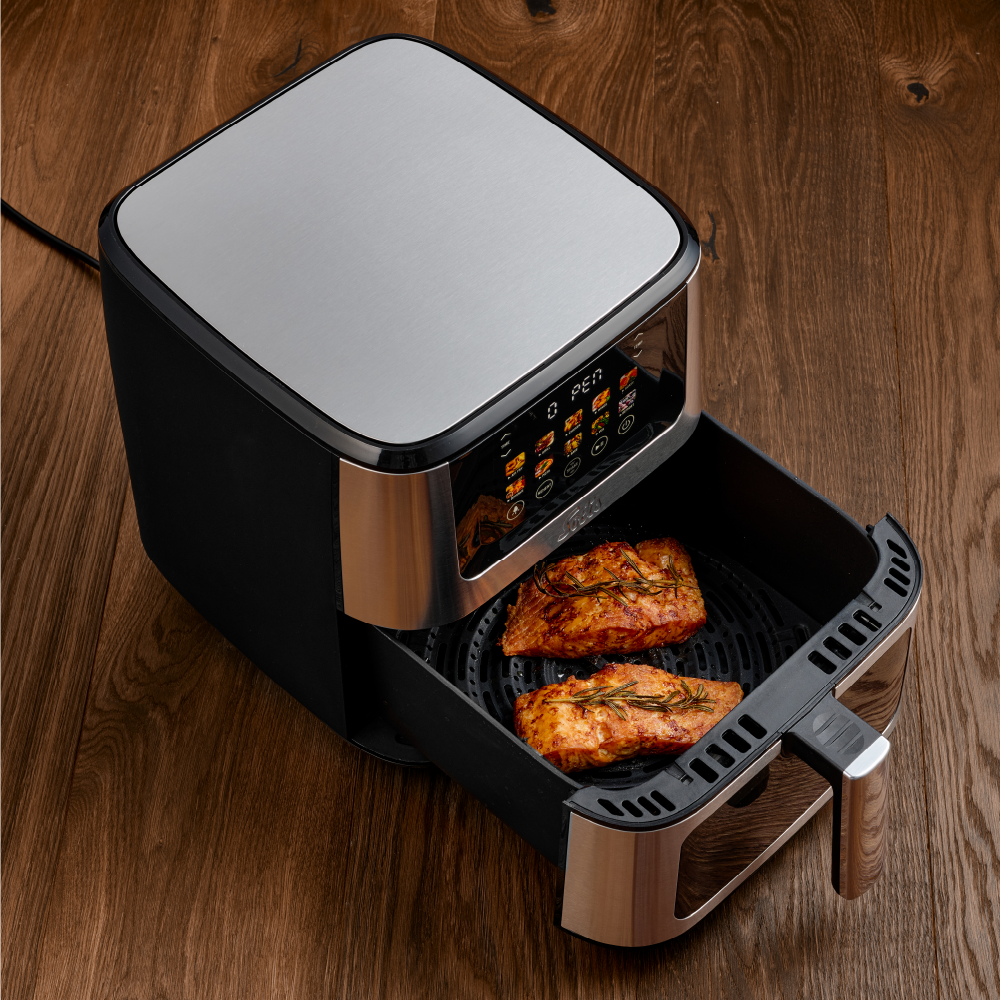 Solis Air Fry & Dry XL Heißluftfritteuse Silber 7,5 L