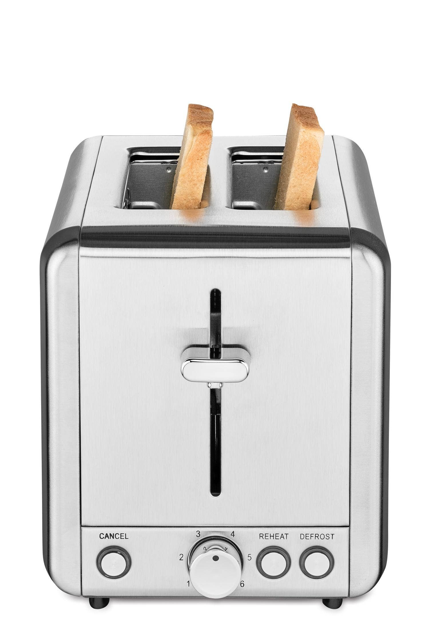 Solis Flex Toaster Steel Toaster Edelstahl 2-Scheiben