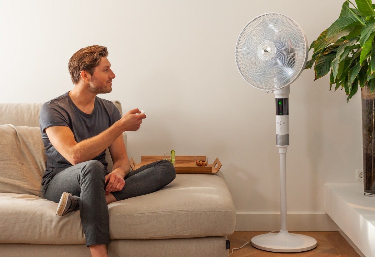 Solis Breeze 360 Standventilator Weiß 3 Stufen Oszillation