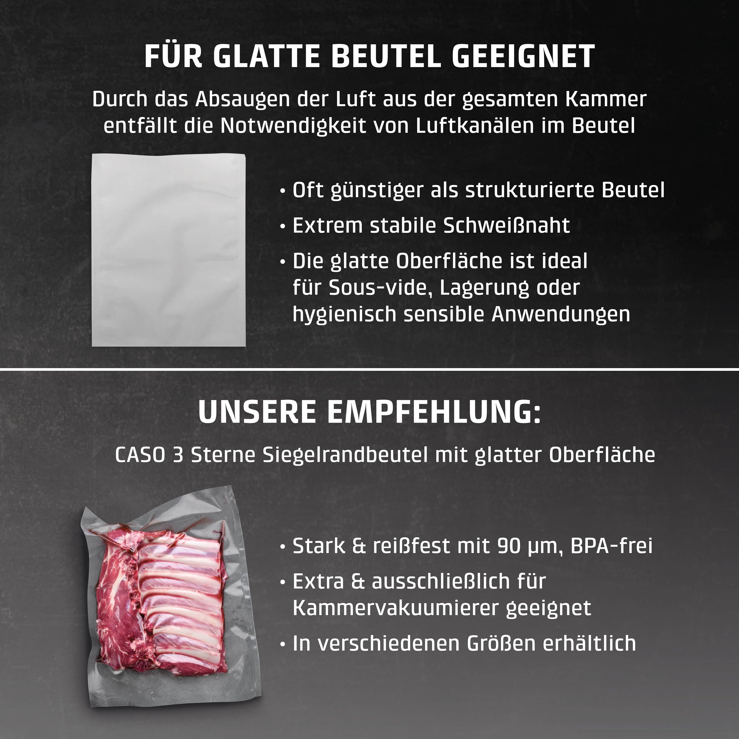 CASO VacuChef 700 Kammervakuumierer Edelstahl 8L 70L/min