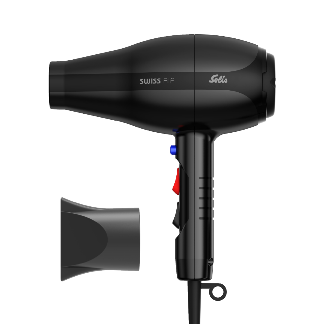 Solis Swiss Perfection Swiss Air Ion Haartrockner Schwarz Ionen