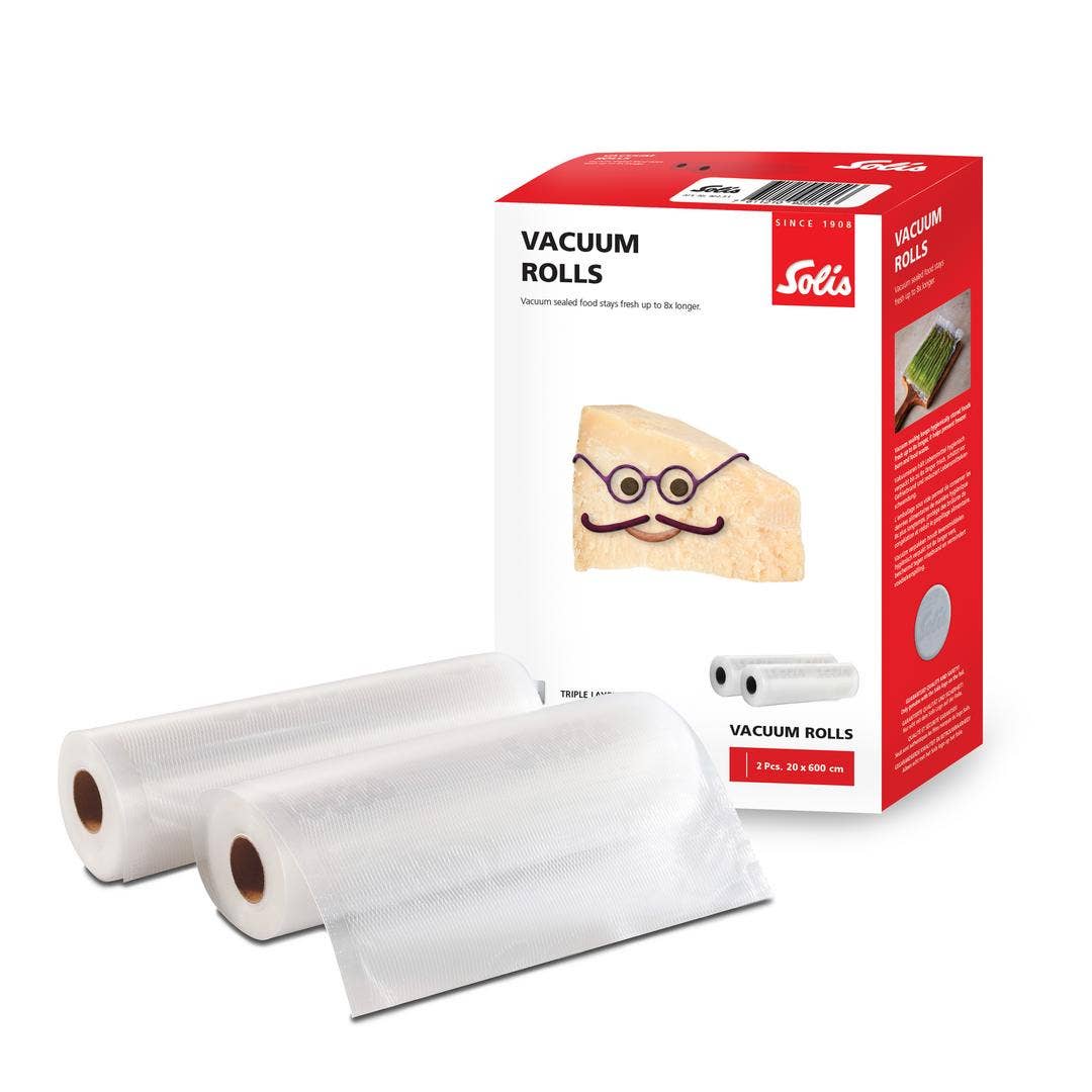 Solis Vac Prestige Vakuumfolie 20x600 cm 2 Rollen 8x frisch