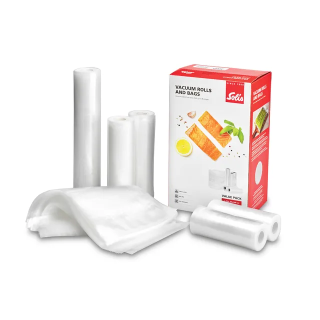 Solis Vac Prestige Vakuumbeutel Rollen Set 50 Beutel 5 Rollen
