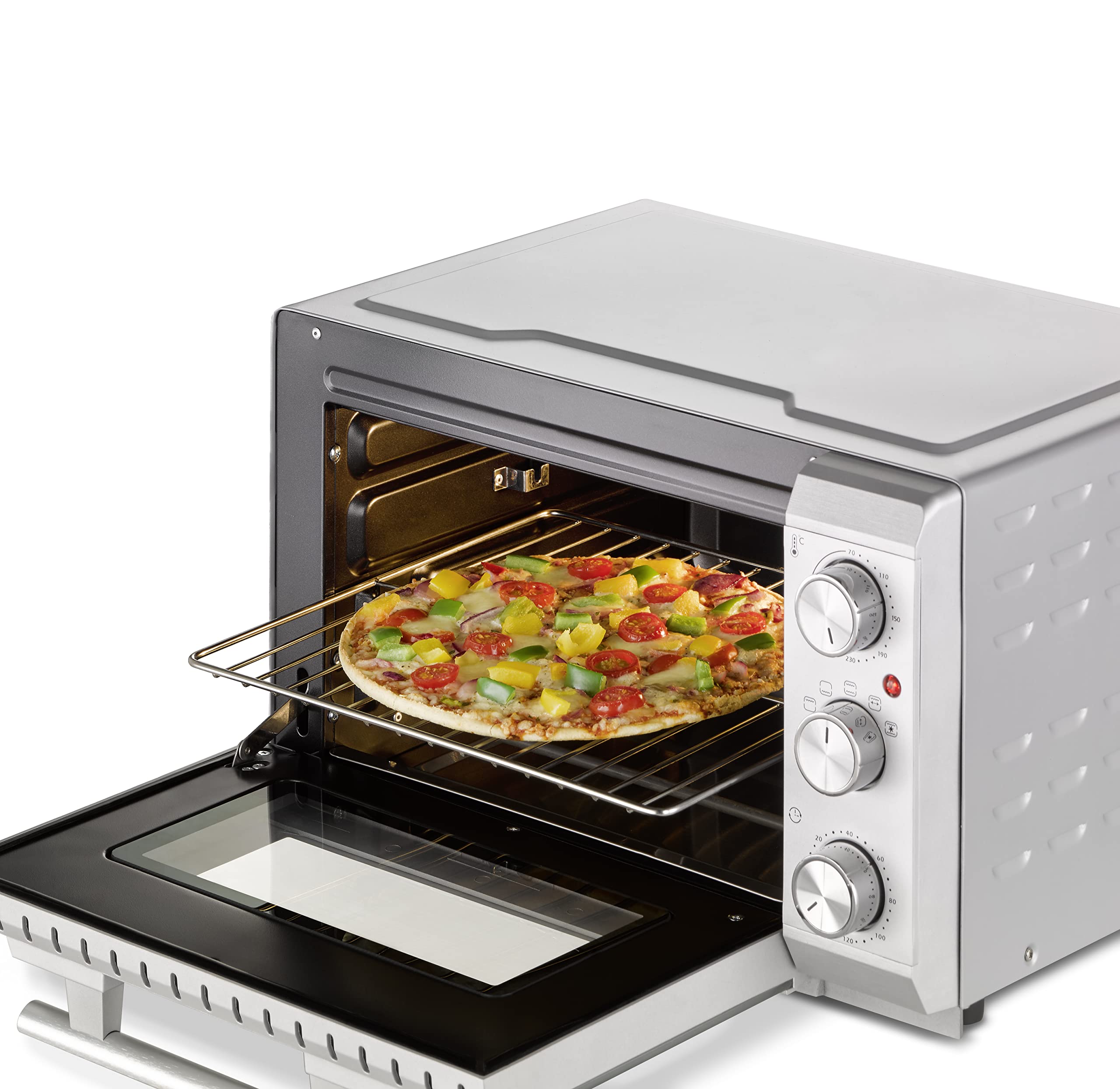 CASO TO 20 SilverStyle Mini-Backofen 20 L Drehspieß