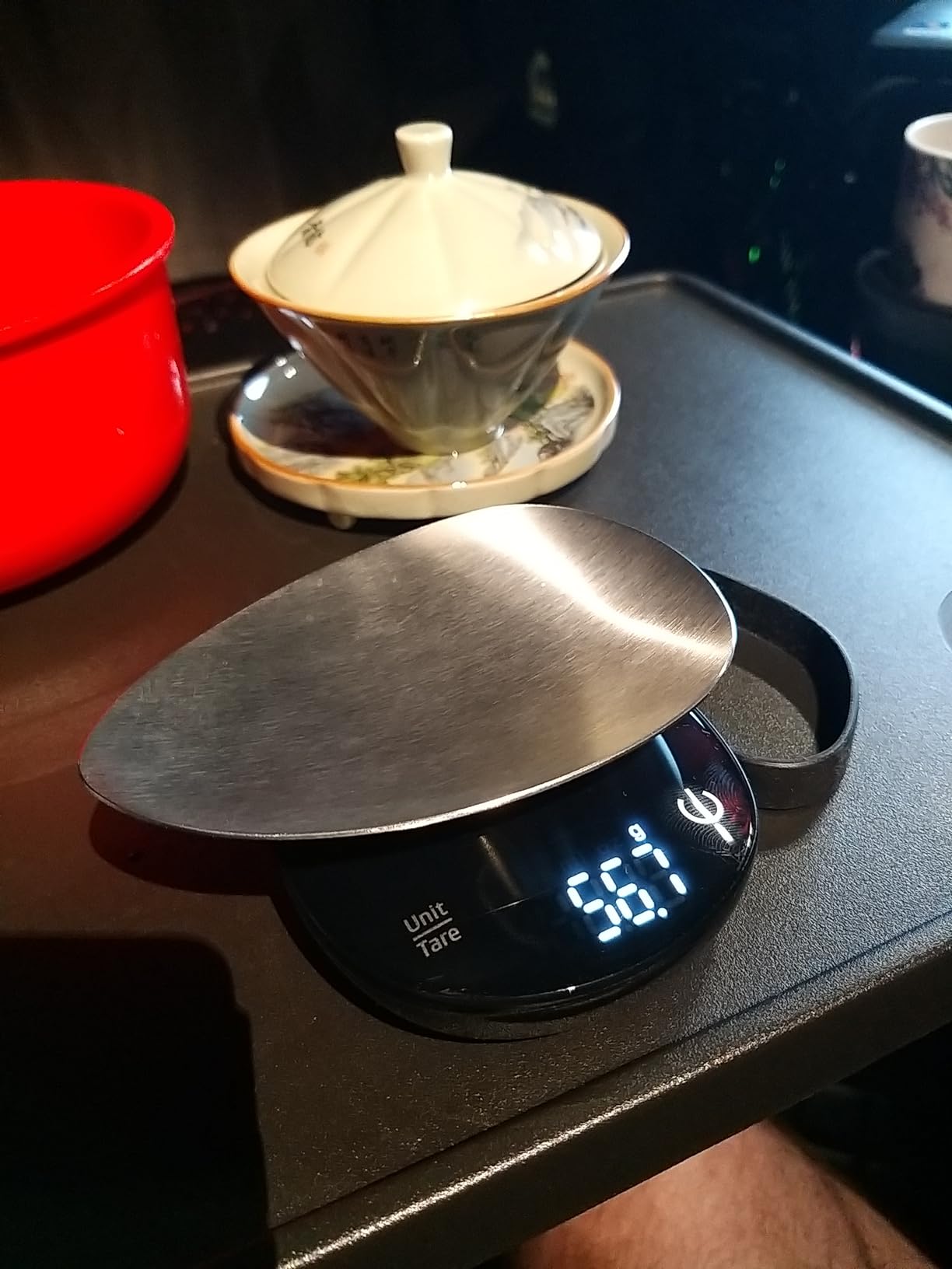 CASO FinoCompact Feinwaage 0,1-500g Edelstahlschale Tara