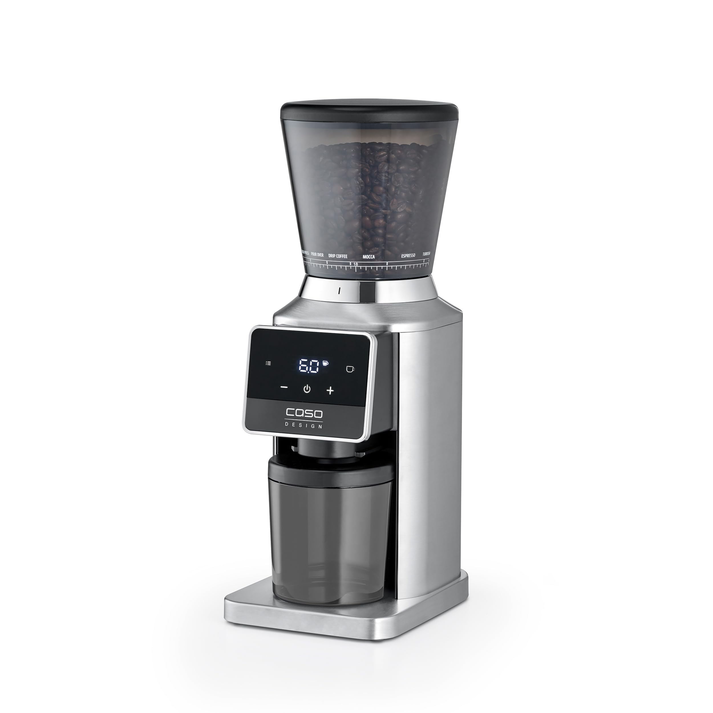 Caso BaristaChef Inox Pro Kaffeemühle Edelstahl 320 g