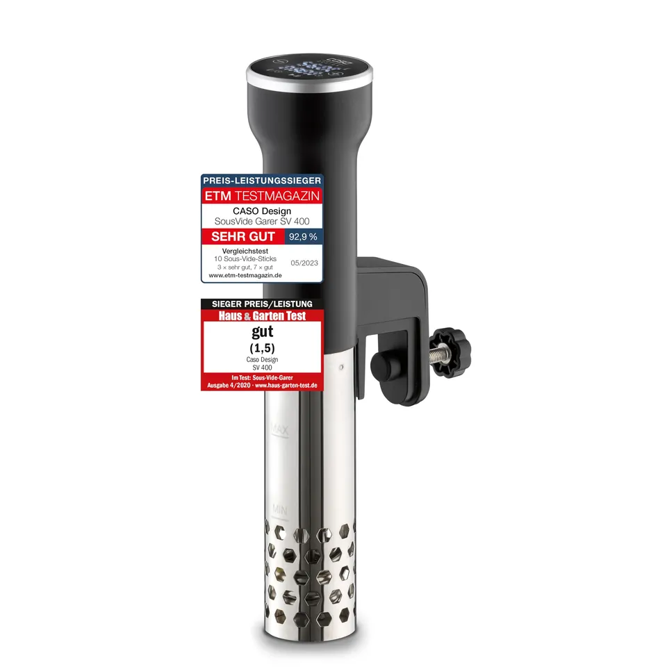Caso SV400 Sous Vide Stick Edelstahl 1000 W