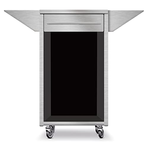 Caso Cooling Umbauschrank Rollwagen Edelstahl für BBQ Cooler