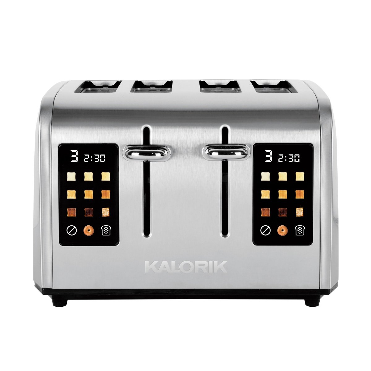 Kalorik Toasters 4-Scheiben Toaster Touchscreen Edelstahl