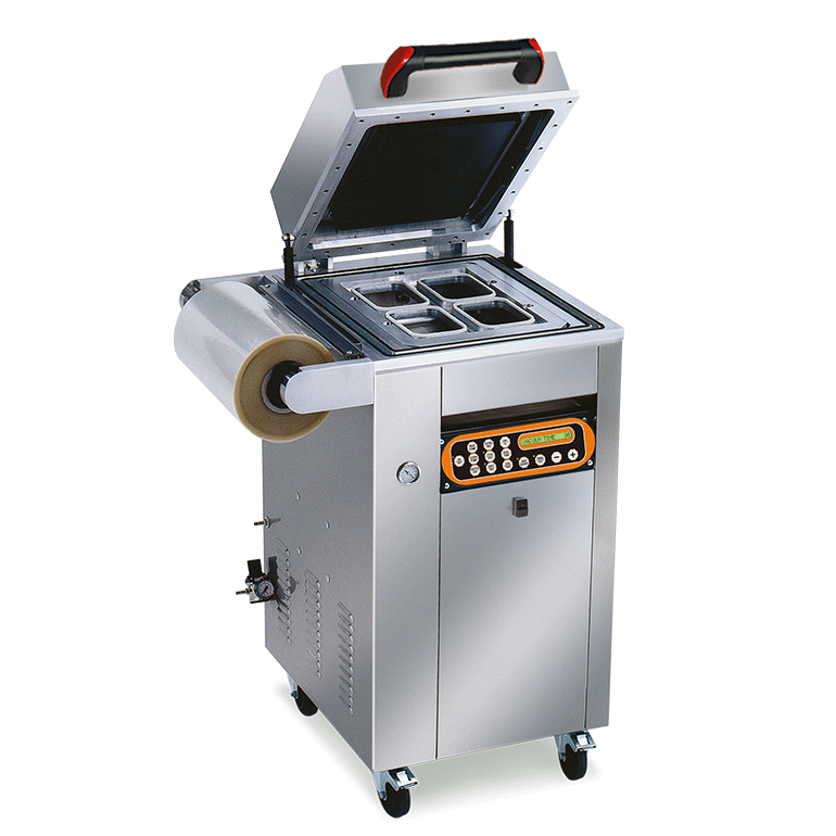 Lavezzini VGX VG 800 Schalenversiegler Thermosiegler Edelstahl