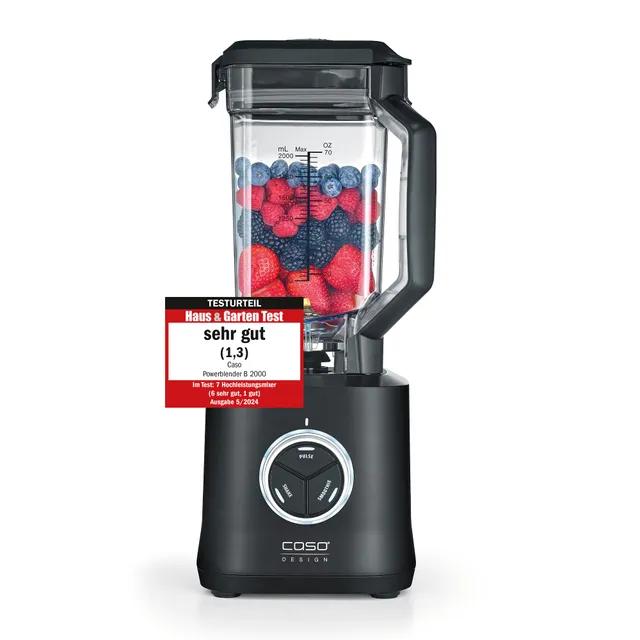 CASO B 2000 PowerBlender Standmixer 2000W 2 L Titan