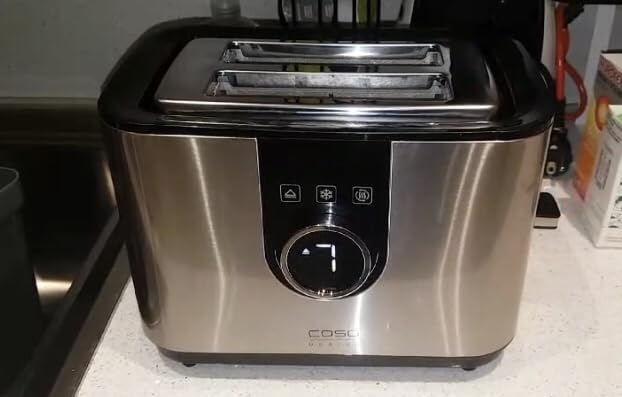 Caso Selection T2 Toaster Edelstahl 2 Scheiben 7 Stufen