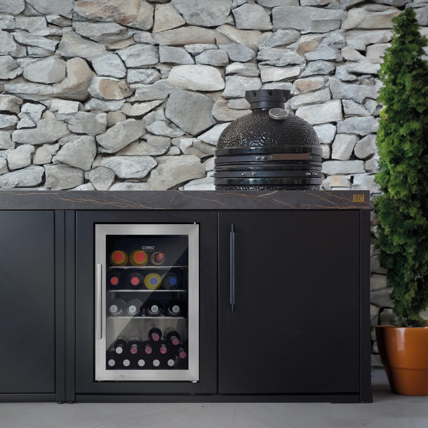 Caso Cooling & Dry Aging BBQ Cooler S-R Getränkekühlschrank 63 L