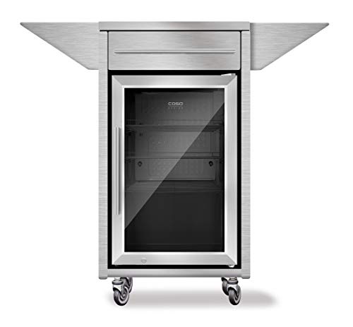 CASO Counter & Cool Rollwagen Edelstahl 63 Liter 0-10°C