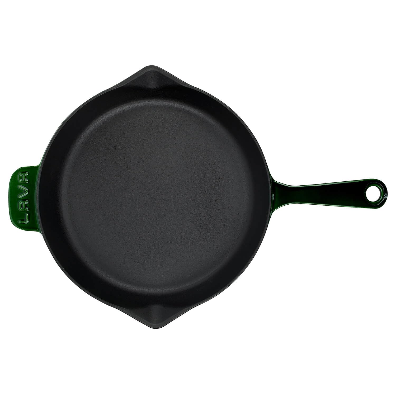 Lava Premium Gusseisen-Bratpfanne 28 cm Grün
