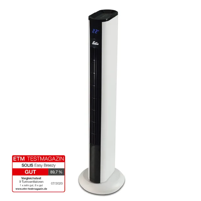 Solis Easy Breezy Turmventilator Weiß Typ 757 50 Watt