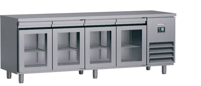 Marecos Bancadas RCS 4 PV Kühltisch 373 L Glastür