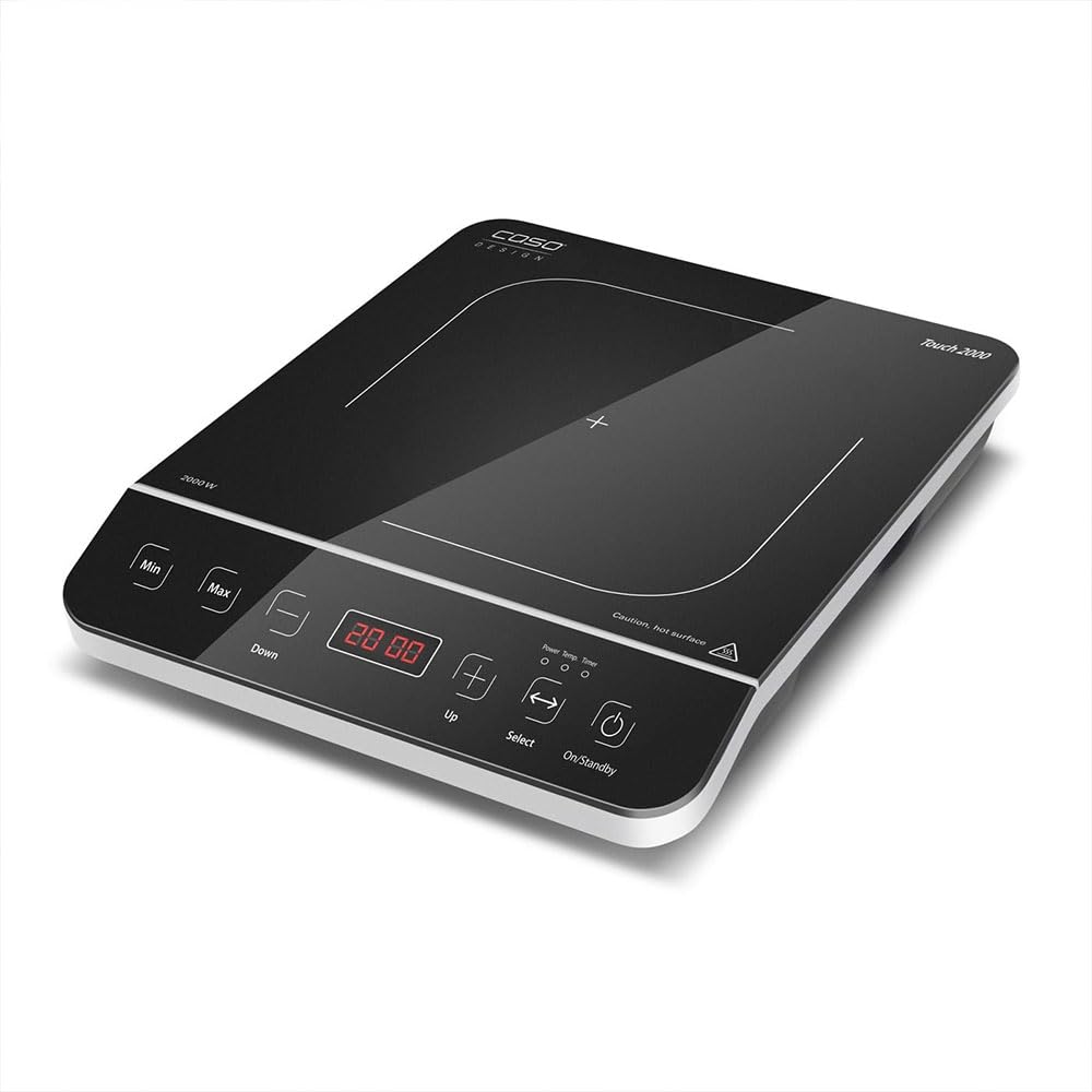 Caso Touch 2000 Einzelinduktionskochfeld 2000W Glaskeramik