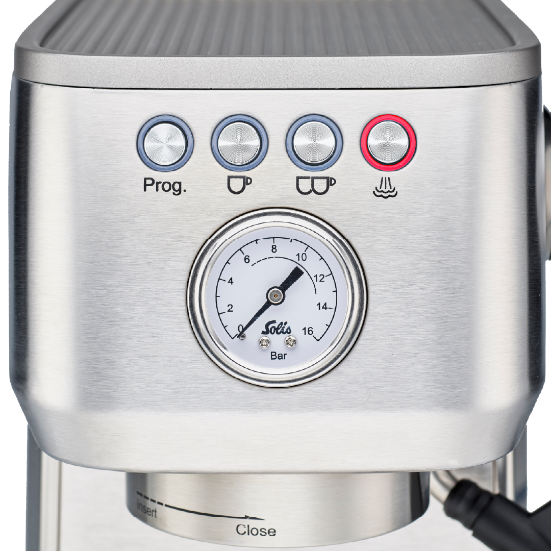 Solis Barista Perfetta Plus 1170 Siebträger Silber Manometer