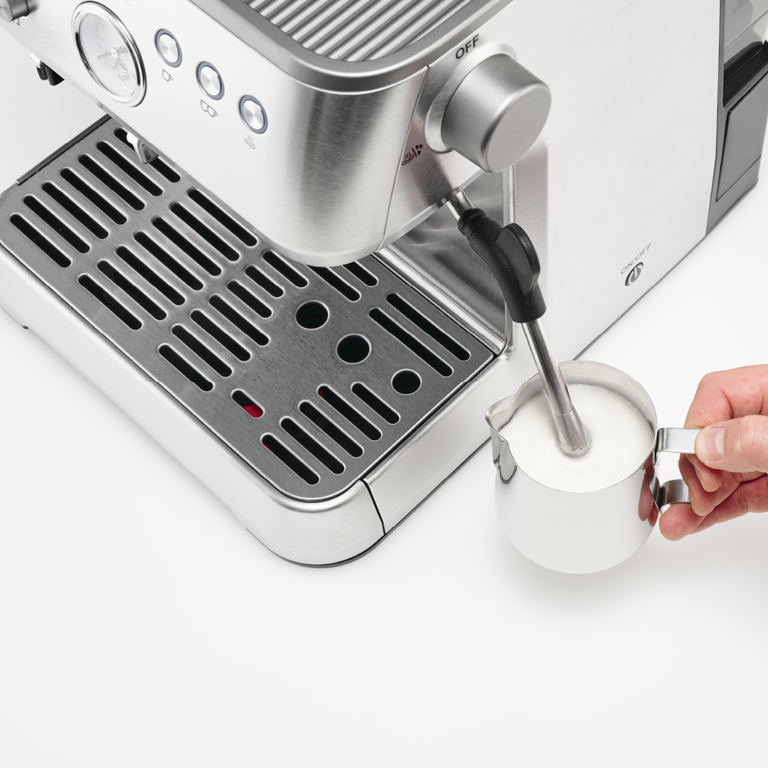 Solis Grind & Infuse Perfetta Espressomaschine Silber PID