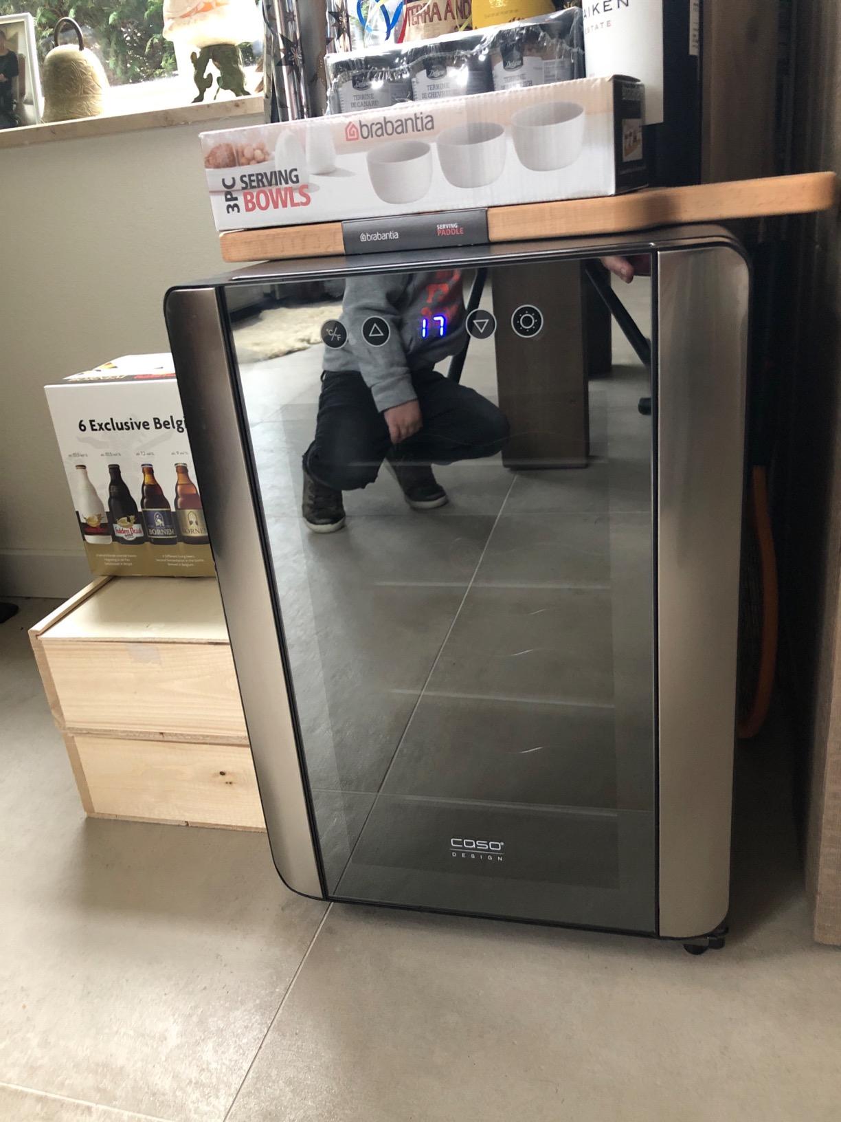 CASO WineCase 12 Red Weinkühlschrank 12 Flaschen 10-18°C