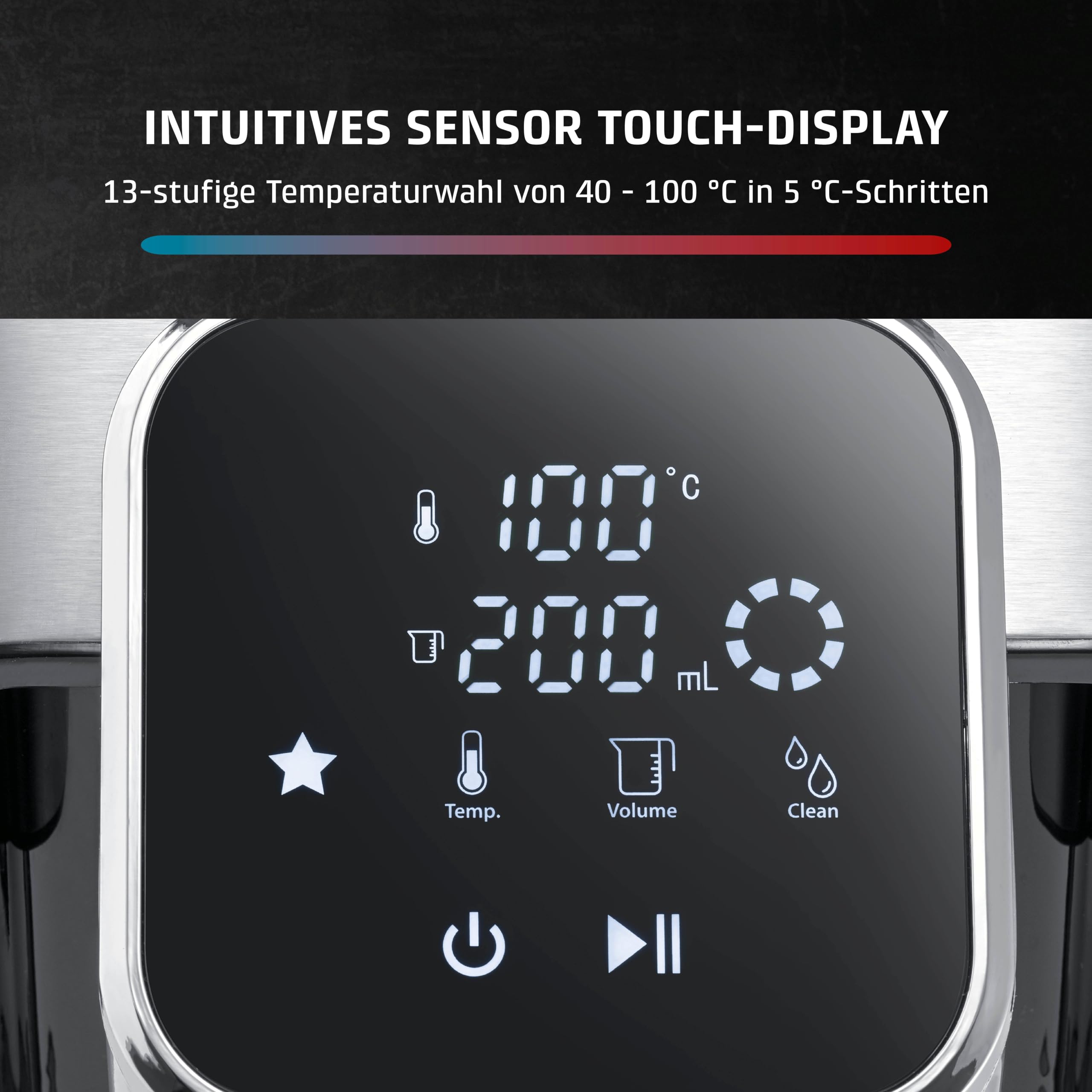 CASO HW 770 Advanced Heißwasserspender 2600W Filter