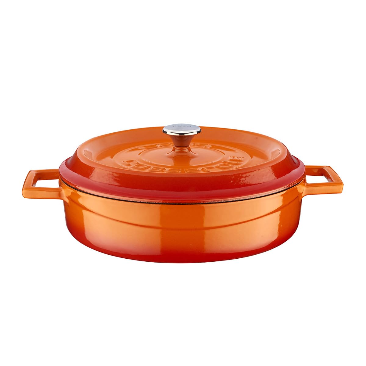 Lava Premium Gusseisentopf rund 24 cm Grün emailliert