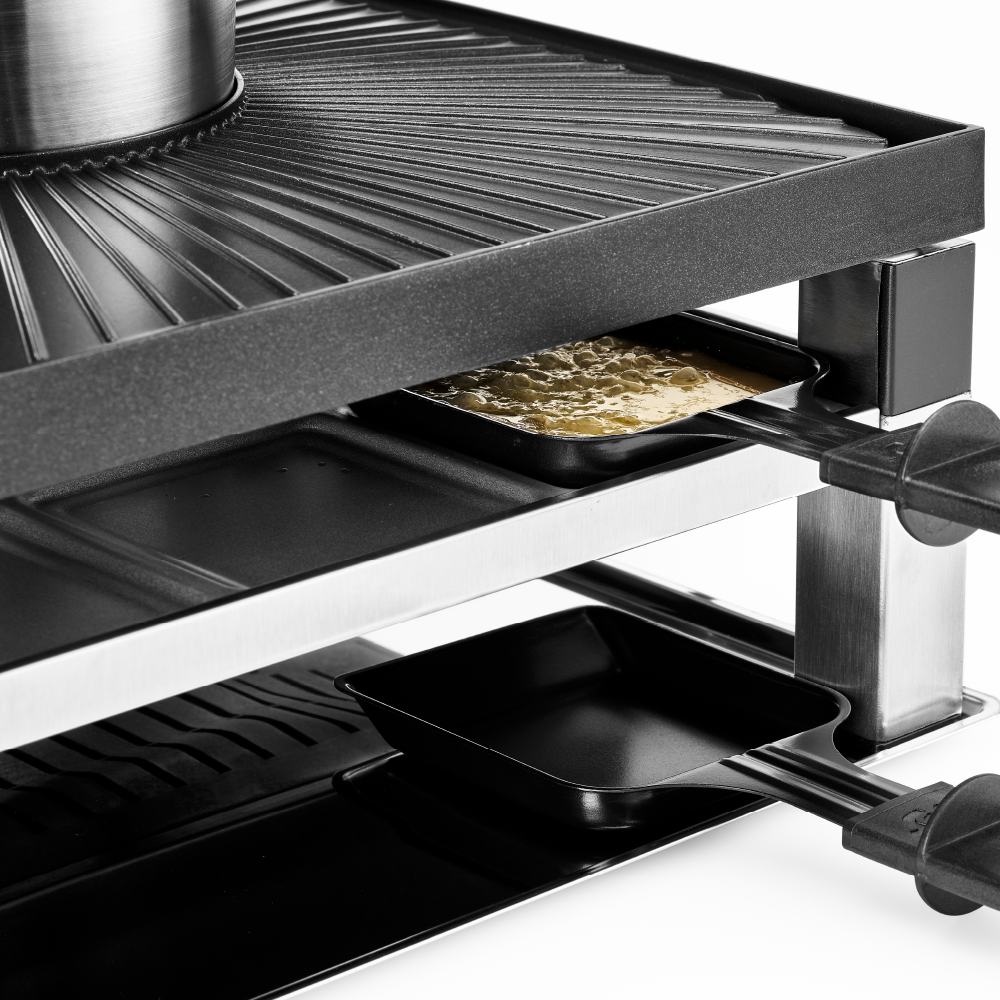 Solis 3 in 1 Combi Grill Tischgrill mit Fondue 8 Personen