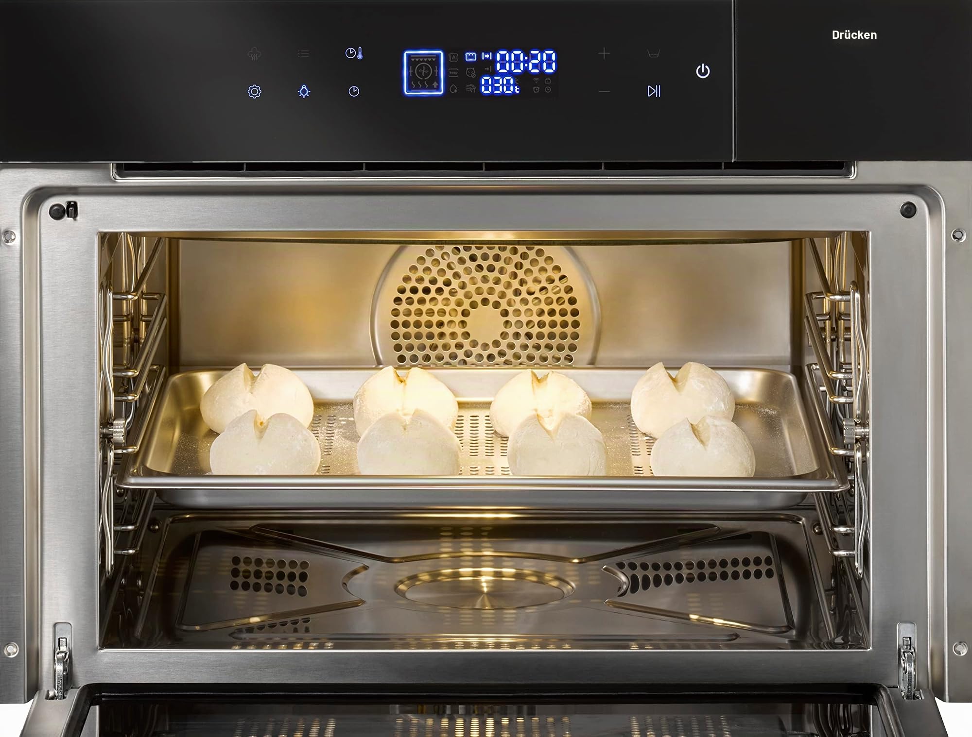 Caso SteamMaster E 56 Einbaubackofen 45L Dampf 3000W