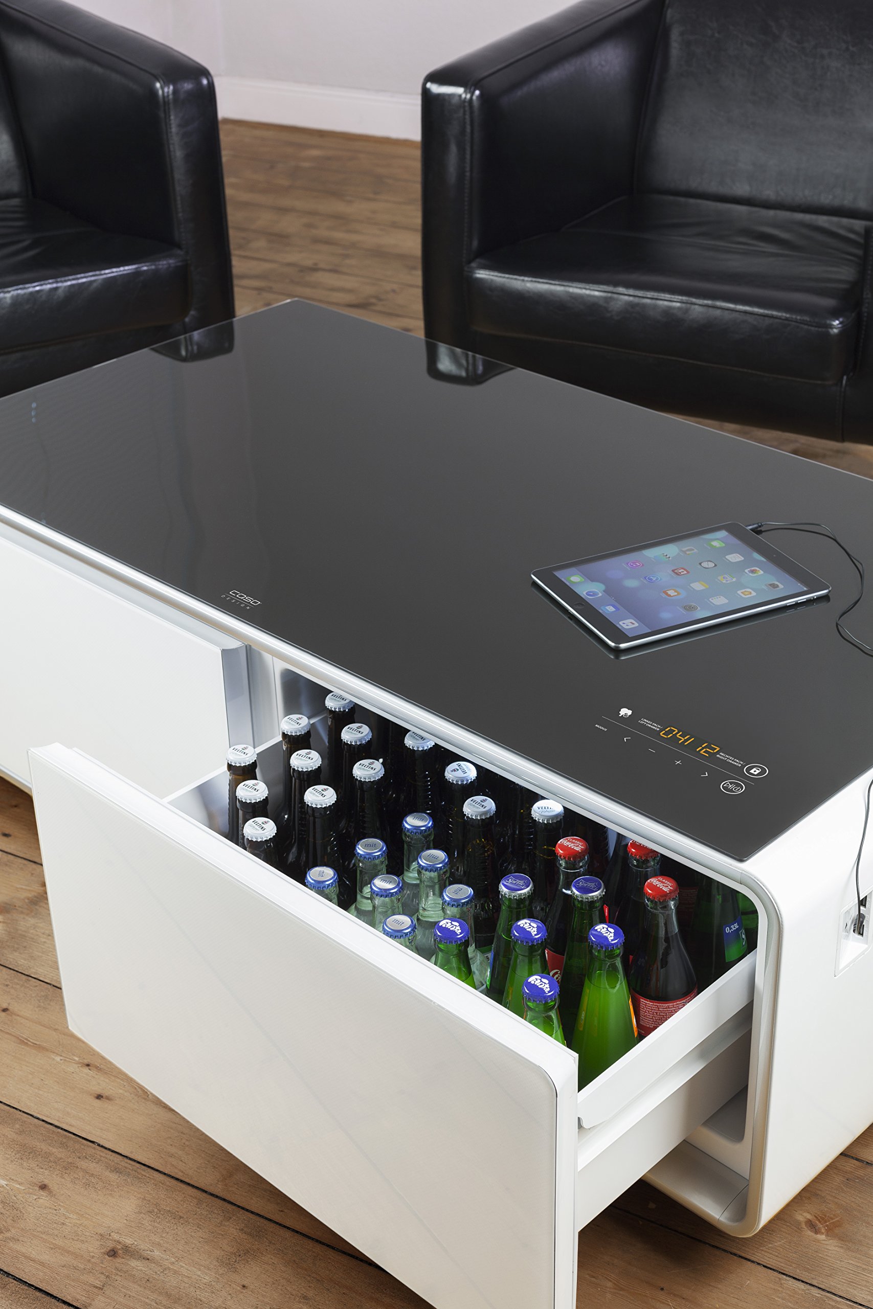 Caso Sound & Cool Getränkekühler Lounge-Tisch 130 L
