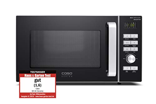 CASO MI 30 Ceramic Mikrowelle 30 L 1000 Watt Edelstahl