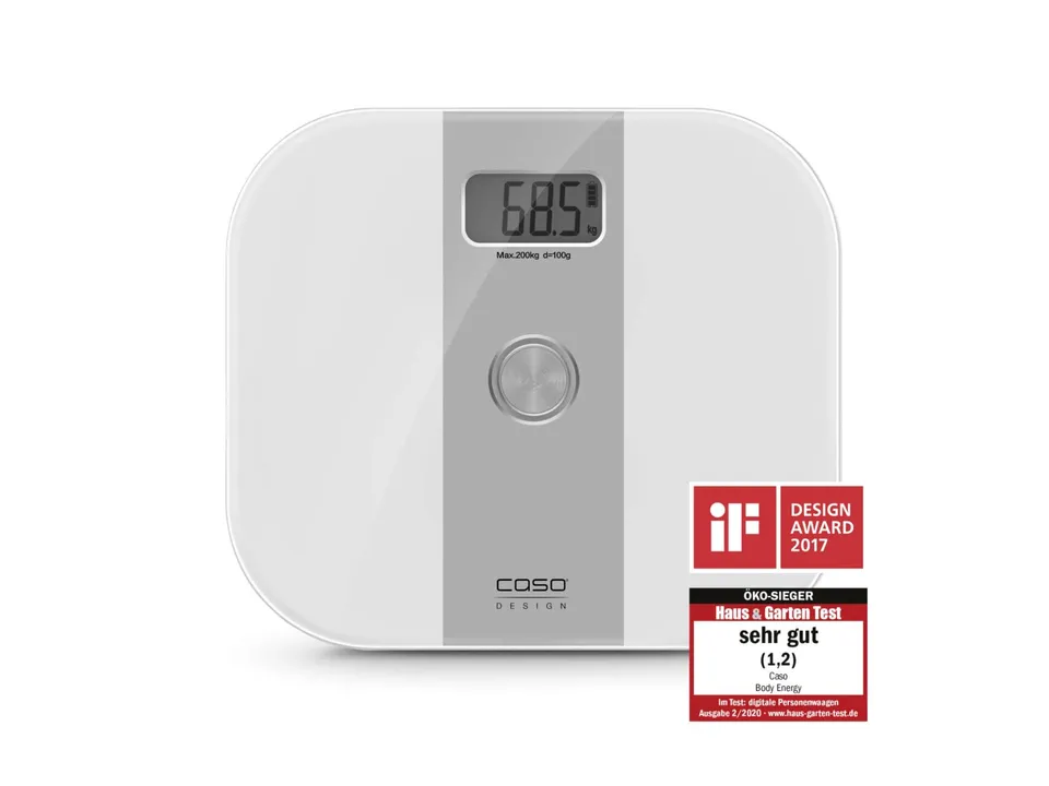 Caso Body Energy Personenwaage Digital 200kg Batterielos