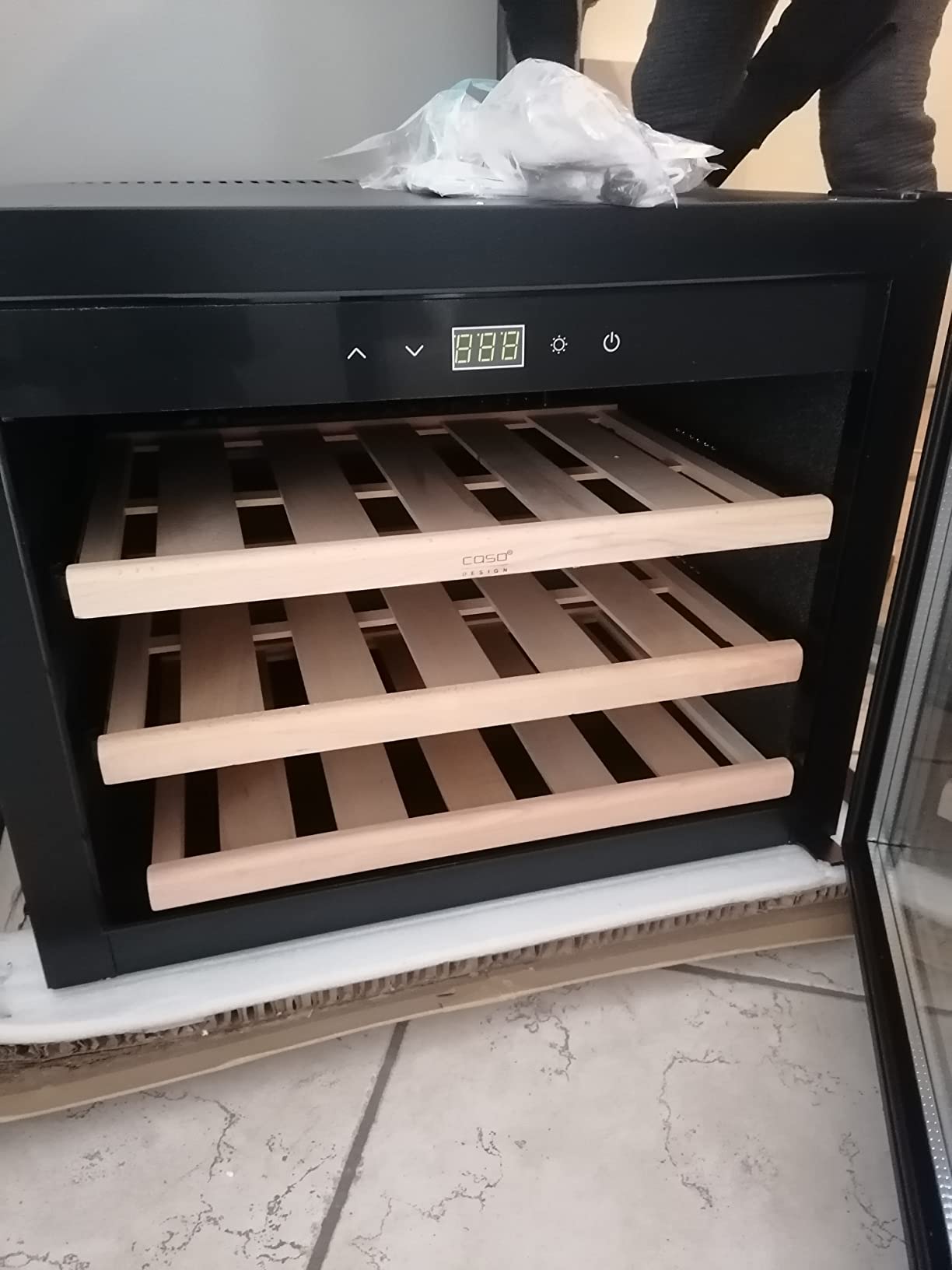CASO WineSafe 18 EB Einbauweinkühlschrank 18 Flaschen