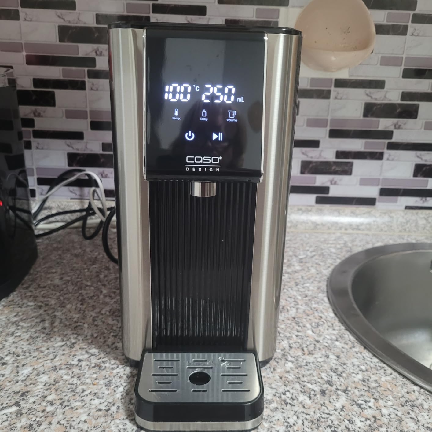 Caso HW 620 Heißwasserspender Edelstahl 2,5 L
