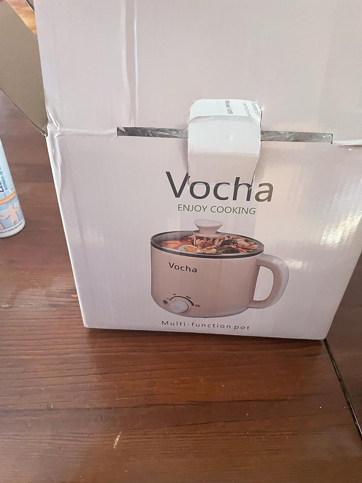 Vocha Electric Pot Hot Pot 1,6 Liter Beige 600 Watt