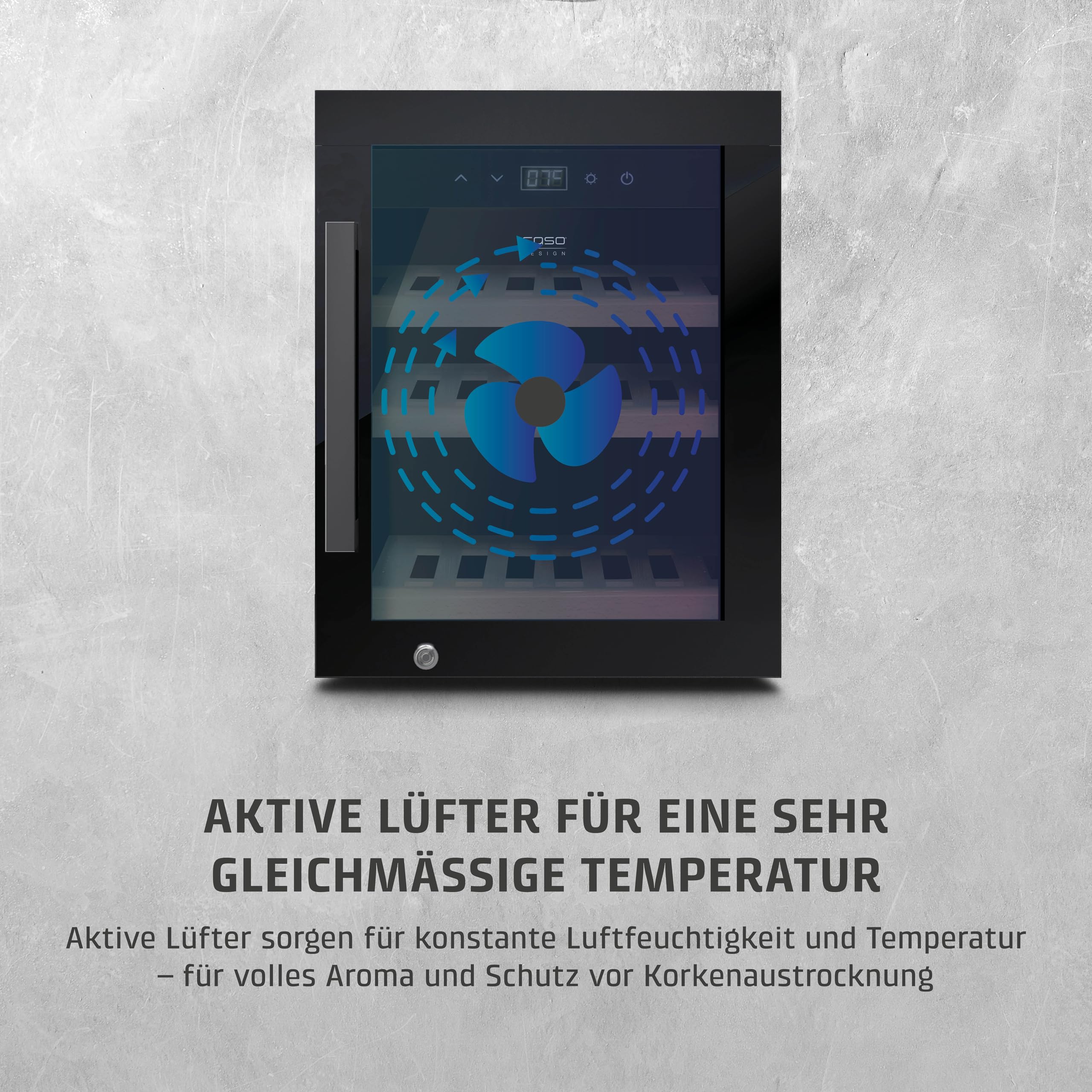 Caso WineExclusive 12 Weinkühlschrank 12 Flaschen