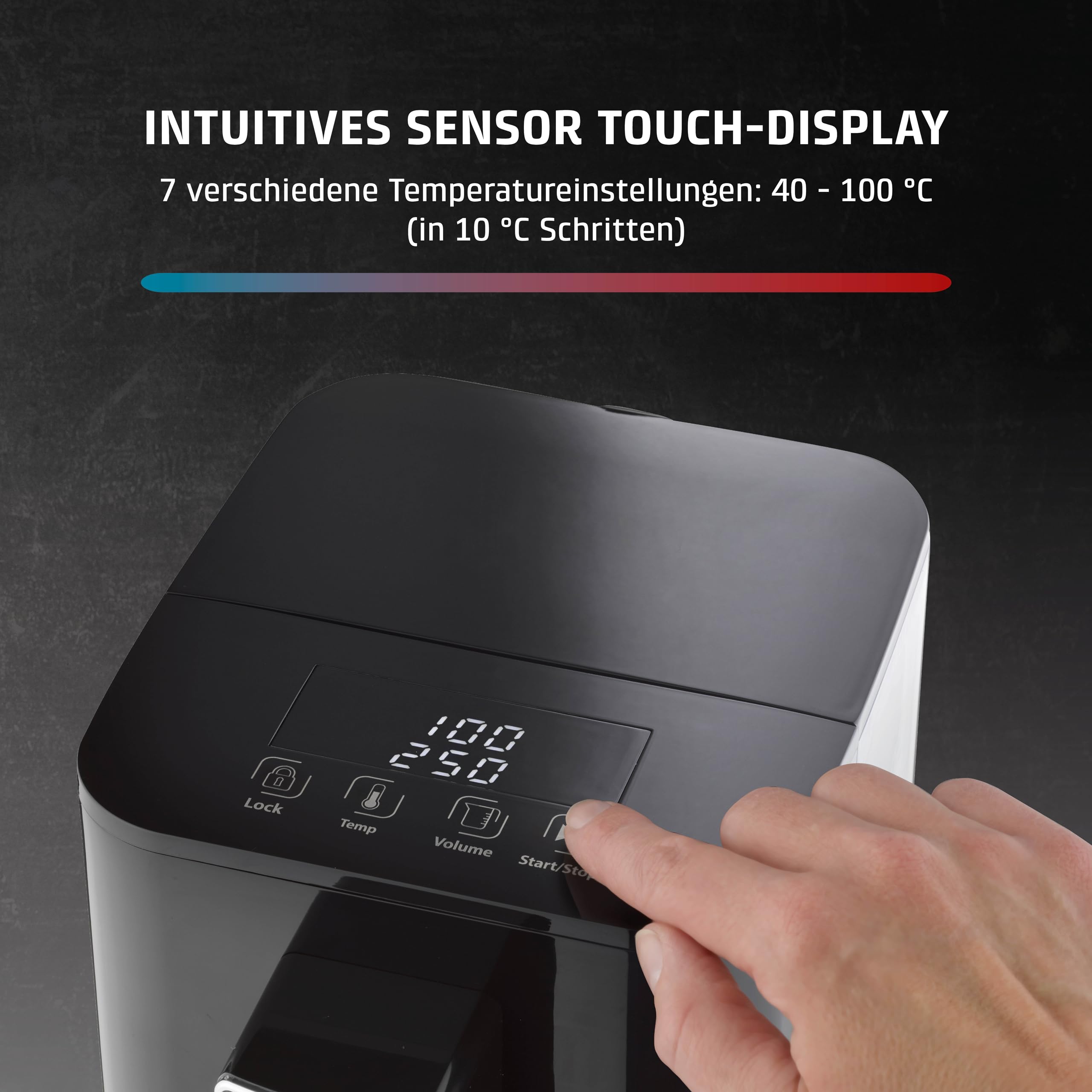 CASO HW 550 Heißwasserspender 2,9 L 2600 W 40-100 °C