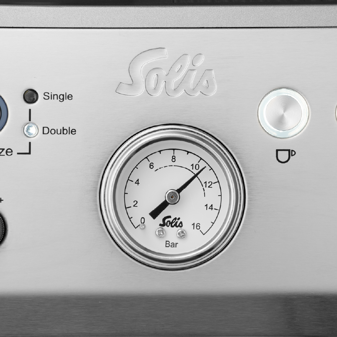 Solis Grind & Infuse Perfetta Espressomaschine Silber PID