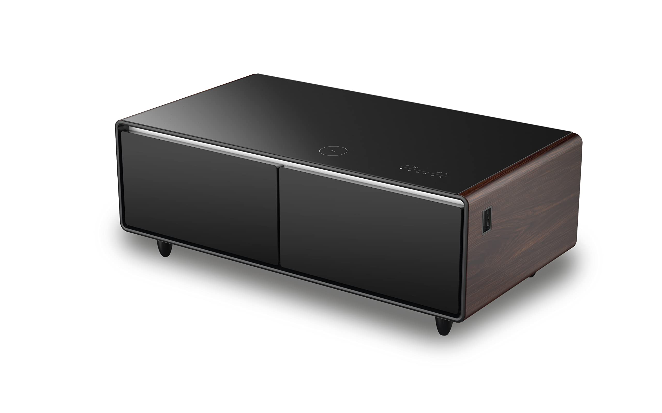 Caso Sound & Cool Wood Kühltisch Wood 135 l Bluetooth