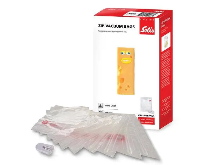 Solis Vac Prestige Zip Beutel 20x23 cm 10 Stück