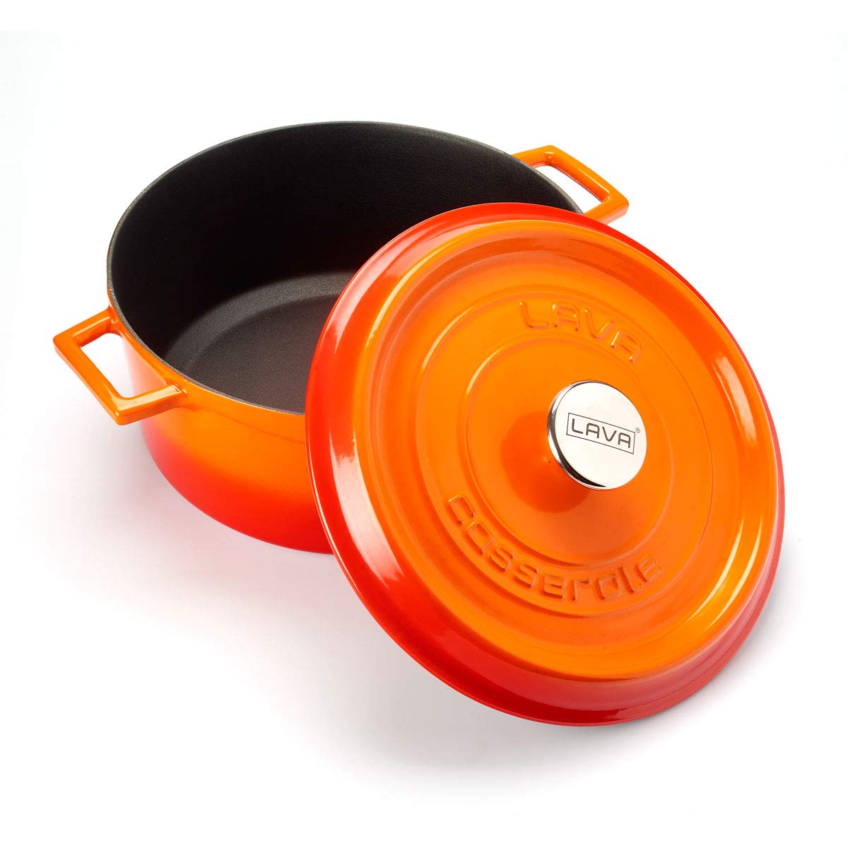 Lava Signature Mehrzweck-Topf 36x29cm Orange Gusseisen