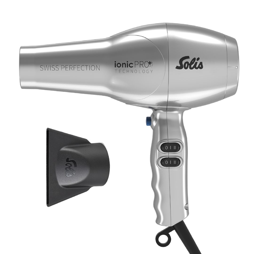 Solis Swiss Perfection 360 ionicPRO Haartrockner Silber 2300W
