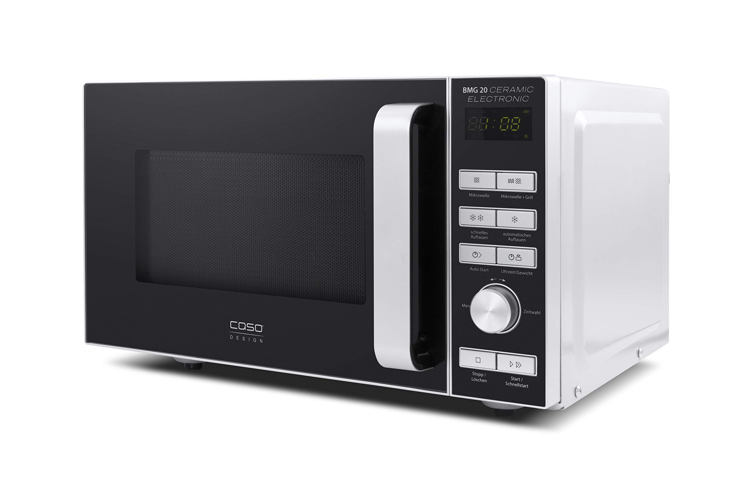 Caso BMG20 Ceramic Mikrowelle mit Grill 20L 800W Schwarz