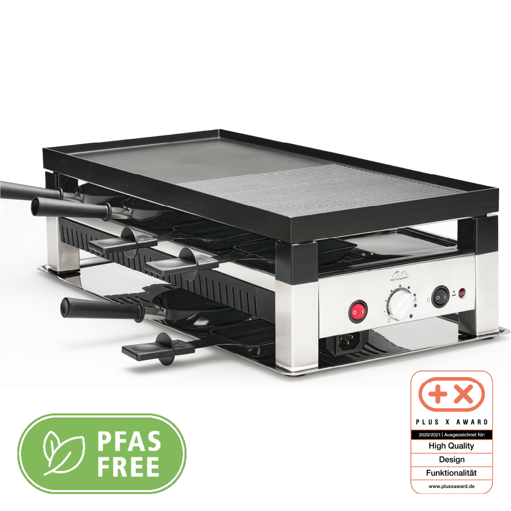 Solis 5 in 1 Table Grill Tischgrill für 8 mit Wok Pizza