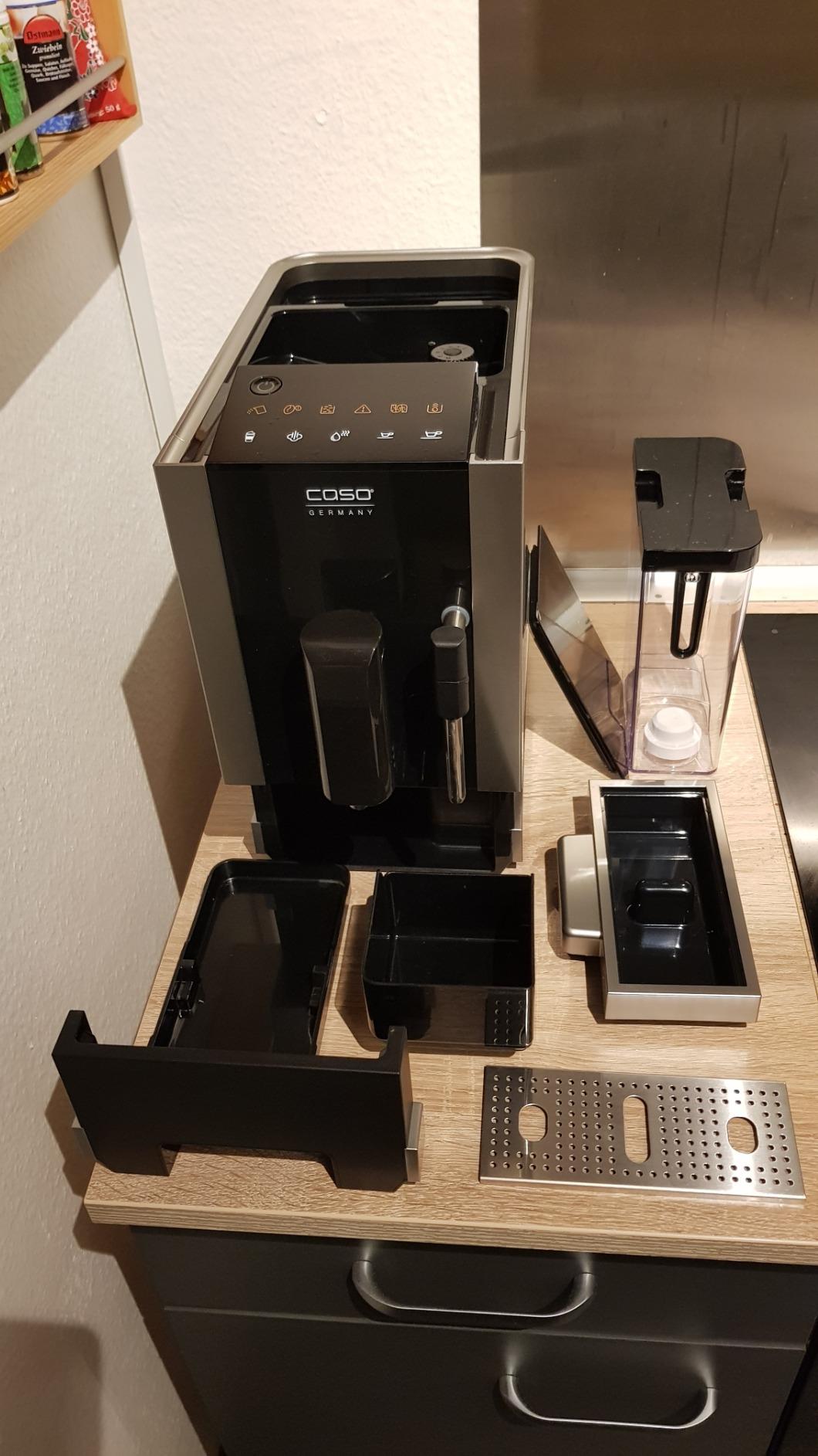 Caso Café Crema One Kaffeevollautomat Edelstahl 160 g