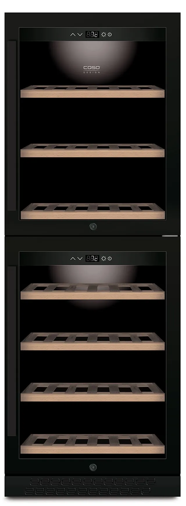 Caso WineChef Pro 126 Weinkühlschrank 126 Flaschen schwarz