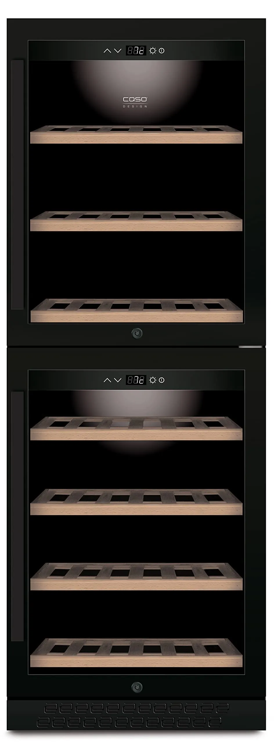 Caso WineChef Pro 126 Weinkühlschrank 126 Flaschen schwarz