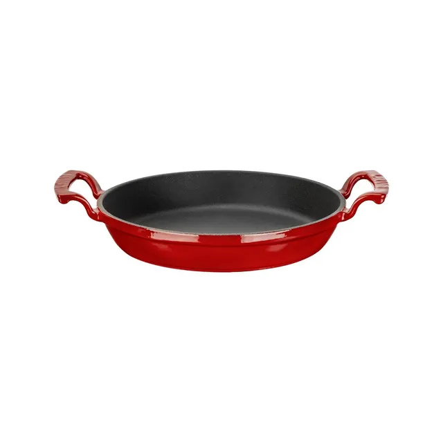 Lava Signature Backform Bratpfanne 20cm Rot Gusseisen