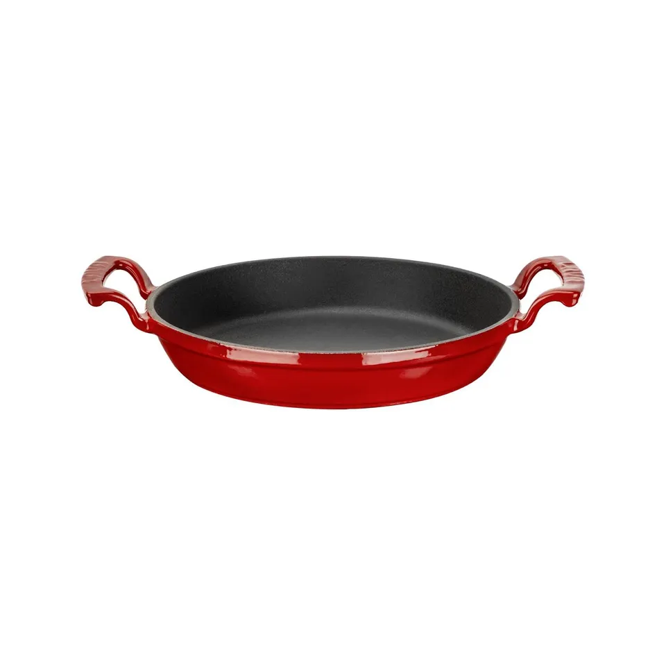 Lava Signature Backform Bratpfanne 20cm Rot Gusseisen